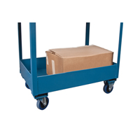 Deep Lipped Service Cart, 2 Tiers, 24" W x 47" H x 36" D, 1200 lbs. Capacity MN395 | KLETON
