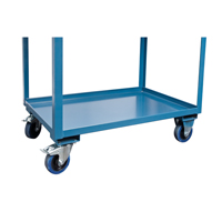 MN396 Chariots de service mobiles, 2 Tiers, 24" la x 57" h x 40" p, Capacit&eacute; 1200 lb
