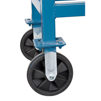 MN413 Chariots &agrave; plateforme sur&eacute;lev&eacute;e, 48" lo x 24" la x Capacit&eacute; 2000 lb, Roues en Nylon