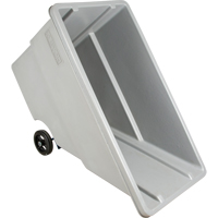 MN980 Chariot basculeur en acier, Poly&eacute;thyl&egrave;ne, 0,625 vg³, Capacit&eacute; de charge de 500 lb