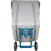 MN980 Chariot basculeur en acier, Poly&eacute;thyl&egrave;ne, 0,625 vg³, Capacit&eacute; de charge de 500 lb