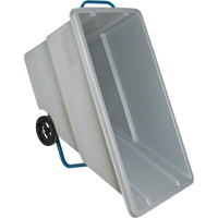 MN981 Chariot basculeur en acier, Poly&eacute;thyl&egrave;ne, 0,625 vg³, Capacit&eacute; de charge de 850 lb