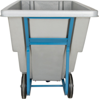 MN981 Chariot basculeur en acier, Poly&eacute;thyl&egrave;ne, 0,625 vg³, Capacit&eacute; de charge de 850 lb