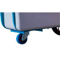 MN981 Chariot basculeur en acier, Poly&eacute;thyl&egrave;ne, 0,625 vg³, Capacit&eacute; de charge de 850 lb