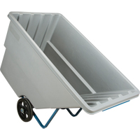 MN982 Chariot basculeur en acier, Poly&eacute;thyl&egrave;ne, 1,1 vg³, Capacit&eacute; de charge de 1250 lb