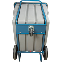 MN982 Chariot basculeur en acier, Poly&eacute;thyl&egrave;ne, 1,1 vg³, Capacit&eacute; de charge de 1250 lb