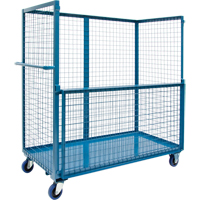 MO045 Chariot grillag&eacute; pour transport , Acier, 24" x 55" x 36", Capacit&eacute; 1200 lb