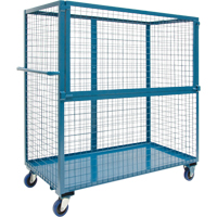 MO045 Chariot grillag&eacute; pour transport , Acier, 24" x 55" x 36", Capacit&eacute; 1200 lb