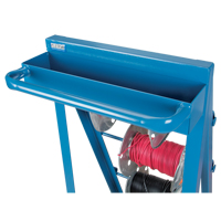 MO215 Chariot portatif pour mat&eacute;riaux bobin&eacute;s, Acier, 4 Montants, 24-1/2" la x 49" h x 23" p, Capacit&eacute; de 400 lb