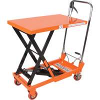 Hydraulic Scissor Lift Table, 27-1/2" L x 17-3/4" W, Steel, 330 lbs. Capacity MP005 | KLETON