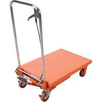 MP005 Table &eacute;l&eacute;vatrice &agrave; ciseaux hydraulique, 27-1/2" lo x 17-3/4" la, Acier, Capacit&eacute; 330 lb