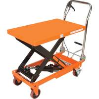 Hydraulic Scissor Lift Table, 32" L x 19-3/4" W, Steel, 1100 lbs. Capacity MP008 | KLETON