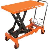 Hydraulic Scissor Lift Table, 39-1/2" L x 20" W, Steel, 1650 lbs. Capacity MP010 | KLETON