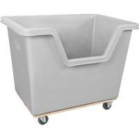 MP035 Chariot-caisse &agrave; c&ocirc;t&eacute; ouvert, Poly&eacute;thyl&egrave;ne, 45-3/4" lo x 31-1/4" la x 37-3/4" h, Volume 22 pi³, Capacit&eacute; 1000 lb