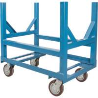 MP037 Chariot &agrave; berceaux pour tuyaux et barres, 24" lo x 24" la x 34" h, Capacit&eacute; de 2500 lb, Roue Polyur&eacute;thane