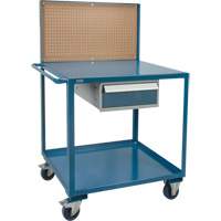 MP084 Chariot de service mobile, 2 Tiers, 24" la x 57" h x 40" p, Capacit&eacute; 1200 lb