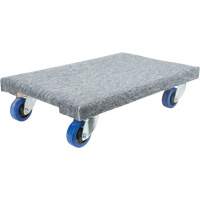 MP088 Socles roulants en bois franc pour usage moyen, Roues en Polyol&eacute;fine, Capacit&eacute; de 900 lb, 18" la x 24" p x 7" h
