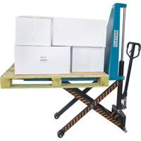 MP565 Manual Scissor Skid Lift, 45-1/4" L x 20-1/4" W, Steel, 3300 lbs. Capacity