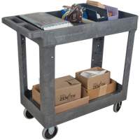 MP640 Chariot utilitaire pour l'entretien, 2 tiers, 16-1/2" x 32-1/2" x 34-1/2", Capacit&eacute; 550 lb