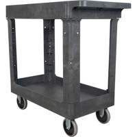 MP640 Chariot utilitaire pour l'entretien, 2 tiers, 16-1/2" x 32-1/2" x 34-1/2", Capacit&eacute; 550 lb