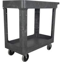 MP640 Chariot utilitaire pour l'entretien, 2 tiers, 16-1/2" x 32-1/2" x 34-1/2", Capacit&eacute; 550 lb