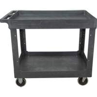 MP641 Chariot utilitaire pour l'entretien, 2 tiers, 24-5/8" x 32-1/2" x 40", Capacit&eacute; 550 lb