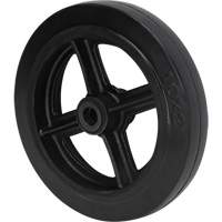 MP784 Mold-On Rubber Wheel, 10" (254 mm) Dia. x 2" (50.8 mm) W, 948 lbs. (430 kg) Capacity