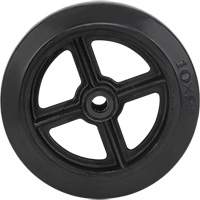 MP784 Mold-On Rubber Wheel, 10" (254 mm) Dia. x 2" (50.8 mm) W, 948 lbs. (430 kg) Capacity