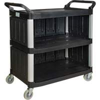 MP995 Chariot utilitaire, 3 tiers, 19-3/4" x 37-1/2" x 40-1/4", Capacit&eacute; 250 lb