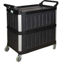 MP995 Chariot utilitaire, 3 tiers, 19-3/4" x 37-1/2" x 40-1/4", Capacit&eacute; 250 lb
