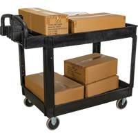 MP997 Chariot utilitaire, 2 tiers, 25-5/8" x 33-1/2" x 43-3/4", Capacit&eacute; 550 lb