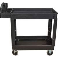 MQ092 Chariot utilitaire, 2 tiers, 17-1/8" x 33-1/2" x 37-5/8", Capacit&eacute; 550 lb