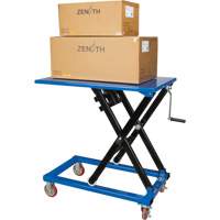 MQ146 Table &eacute;l&eacute;vatrice manuelle &agrave; ciseaux, 37-3/8" lo x 23-5/8" la, Acier, Capacit&eacute; 660 lb