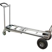 MQ149 3-in-1 Convertible Hand Truck, Aluminum, 600 lbs. Capacity