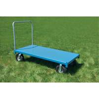MQ150 Chariot &agrave; plateforme robuste, 48" lo x 24" la x Capacit&eacute; 1200 lb, Roues en Anticrevaison