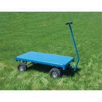 MQ155 Chariot de ramassage &agrave; plateforme pour l'ext&eacute;rieur, 24" la x 48" la x Capacit&eacute; 1000 lb