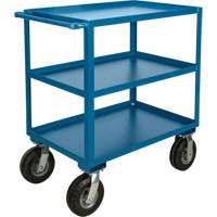 MQ161  Chariot &agrave; tablettes pour l'ext&eacute;rieur, 3 Tiers, 18" la x 39" h x 33" p, Capacit&eacute; 1200 lb