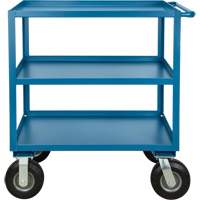 MQ161  Chariot &agrave; tablettes pour l'ext&eacute;rieur, 3 Tiers, 18" la x 39" h x 33" p, Capacit&eacute; 1200 lb