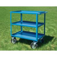 MQ167  Chariot &agrave; tablettes pour l'ext&eacute;rieur, 3 Tiers, 18" la x 39" h x 33" p, Capacit&eacute; 1200 lb