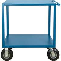 MQ164  Chariot &agrave; tablettes pour l'ext&eacute;rieur, 2 Tiers, 18" la x 39" h x 33" p, Capacit&eacute; 1200 lb