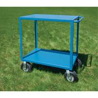MQ164  Chariot &agrave; tablettes pour l'ext&eacute;rieur, 2 Tiers, 18" la x 39" h x 33" p, Capacit&eacute; 1200 lb