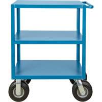 MQ167  Chariot &agrave; tablettes pour l'ext&eacute;rieur, 3 Tiers, 18" la x 39" h x 33" p, Capacit&eacute; 1200 lb