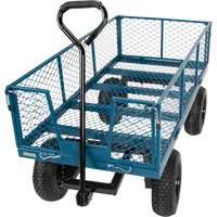 MQ170 Wagon avec c&ocirc;t&eacute;s rabattables, 24" la x 48" la x Capacit&eacute; 800 lb