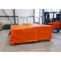 NAA081 Insulated Tarps, Polyethylene, Orange, 20' x 12' x 8 mils