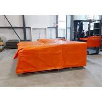 Insulated Tarps, Polyethylene, Orange, 20' x 12' x 8 mils NAA081 | KLETON