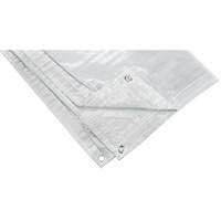 NAA390 Insulated Tarp, Polyethylene, White, 20' x 12' x 8 mils