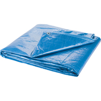 NN363 Tarp, Standard Duty, Blue, 7' x 5' x 4 mils