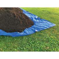 NN363 Tarp, Standard Duty, Blue, 7' x 5' x 4 mils