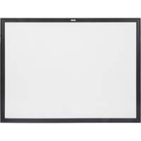 Black MDF Frame Whiteboard, Dry-Erase/Magnetic, 48" W x 36" H OR132 | KLETON