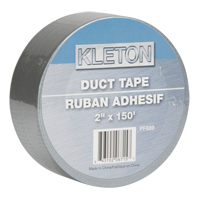 Utility Grade Duct Tape, 6 mils, Silver, 50 mm (2") x 45 m (148') PF689 | KLETON